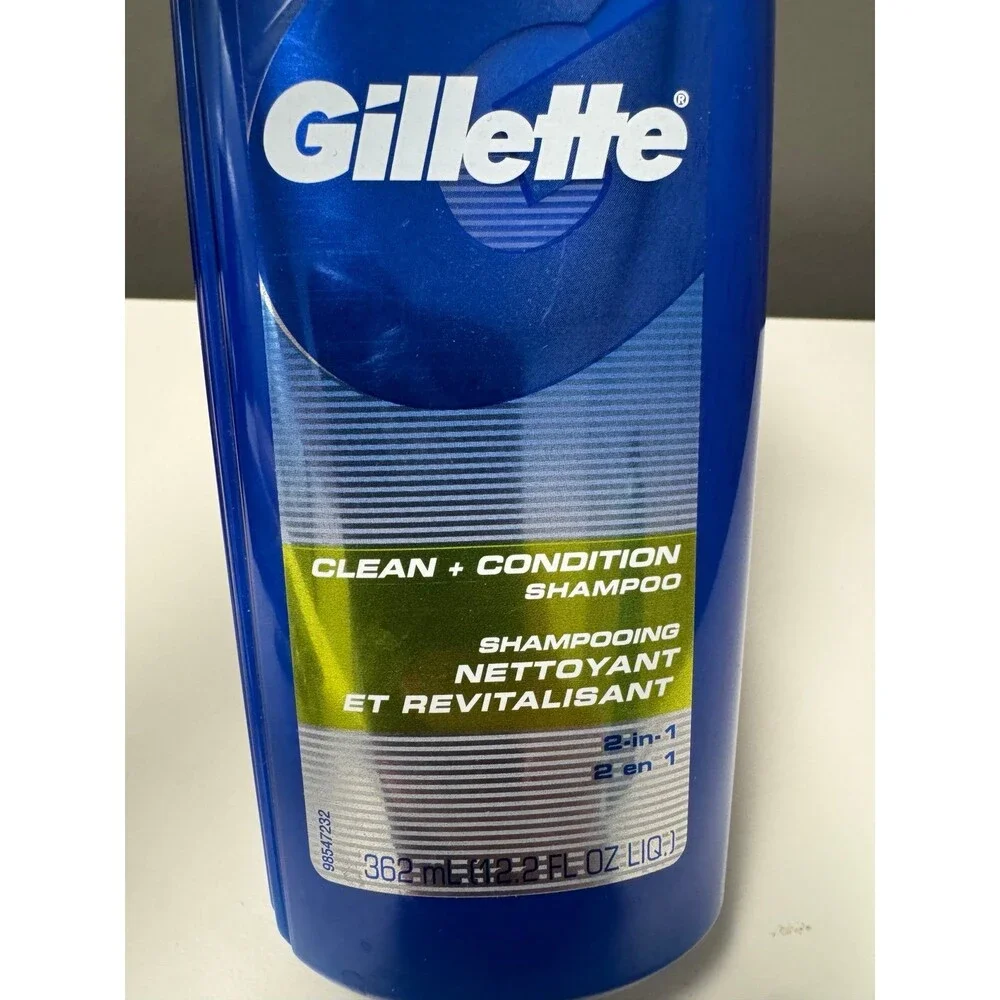 Vintage Gillette Clean + Condition 2-n-1 SHAMPOO 212.2 oz  DISCONTINUED
